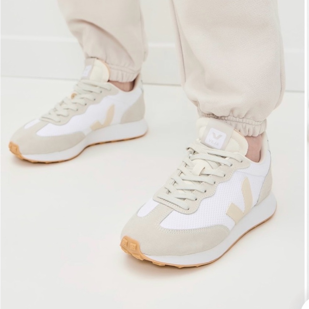 Women's Beige and White Sneakers orig 170.00